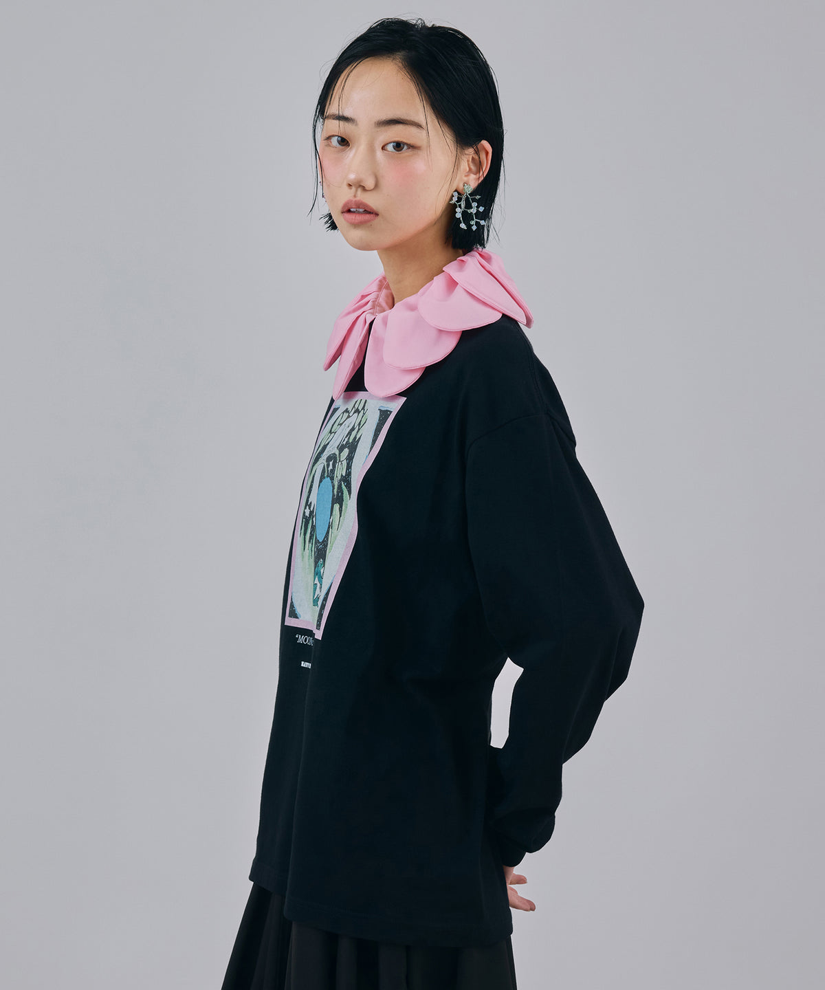 PRINT L/S T-SHIRT(FROG)