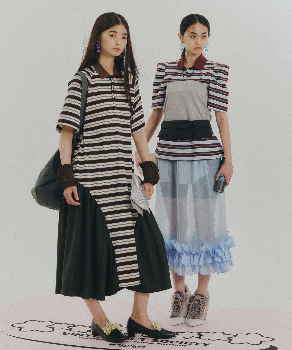 3WAY BORDER POLO SHIRT
