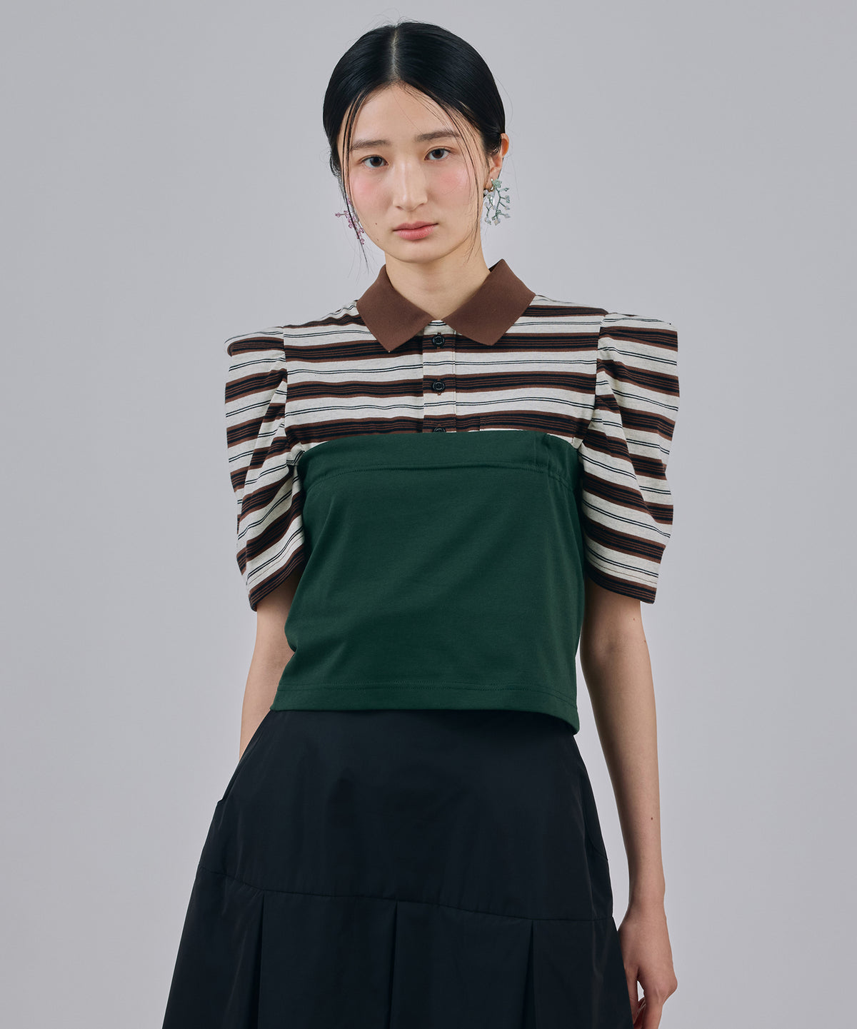 3WAY BORDER POLO SHIRT