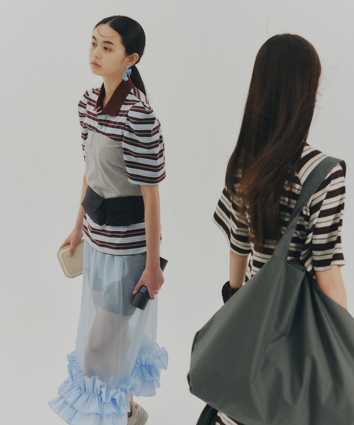 3WAY BORDER POLO SHIRT