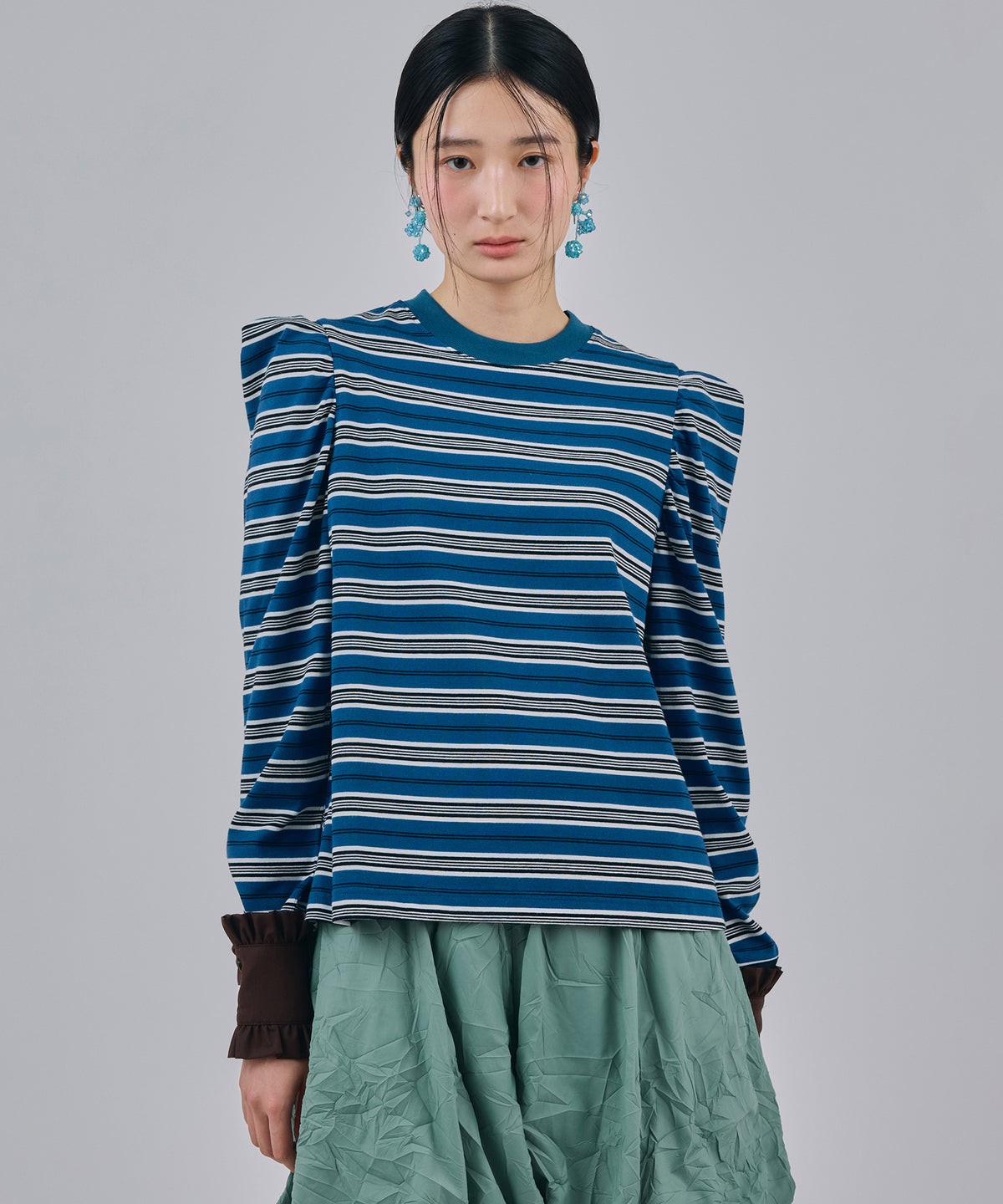 3WAY BORDER L/S TOP