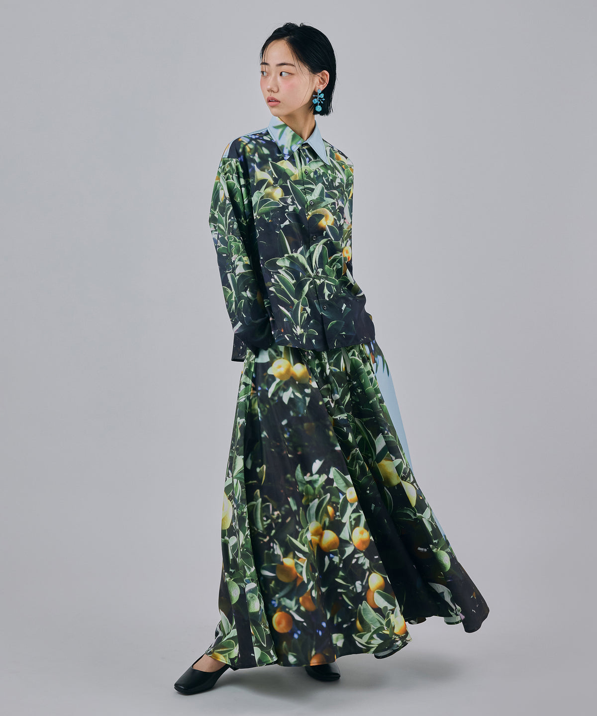 PRINT RIBBON SKIRT