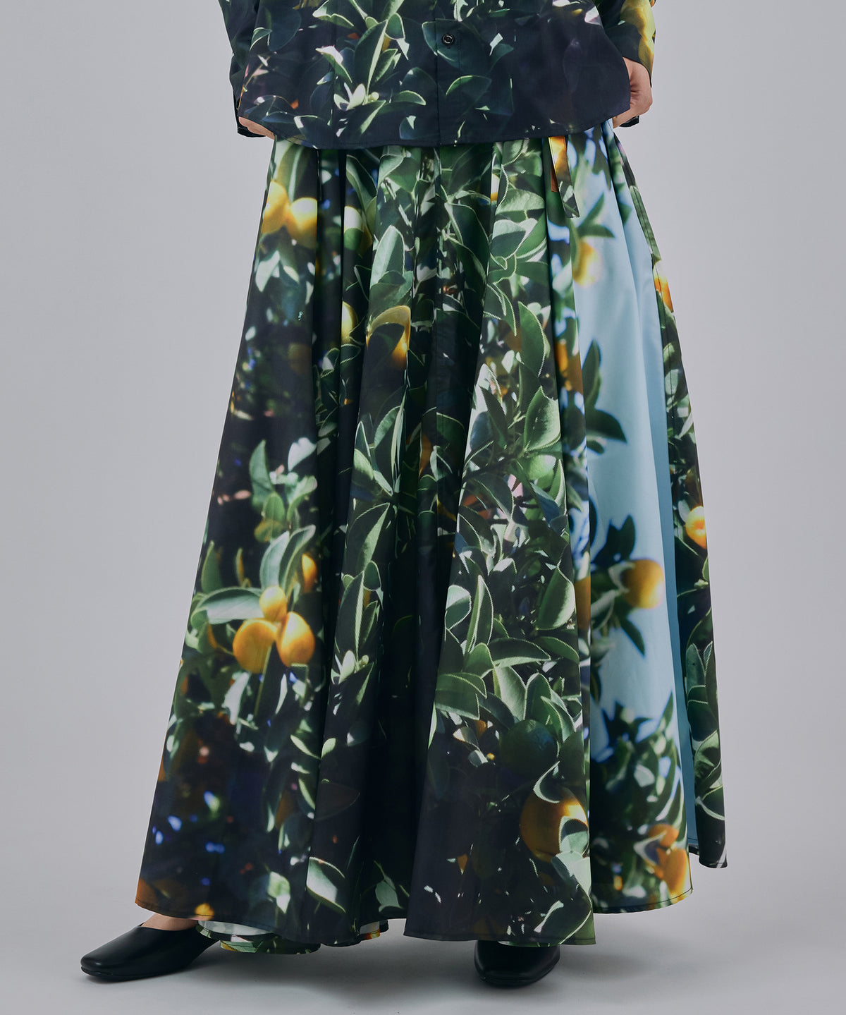 PRINT RIBBON SKIRT