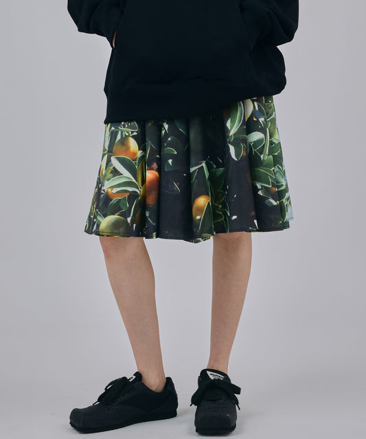 PRINT RIBBON SHORTS