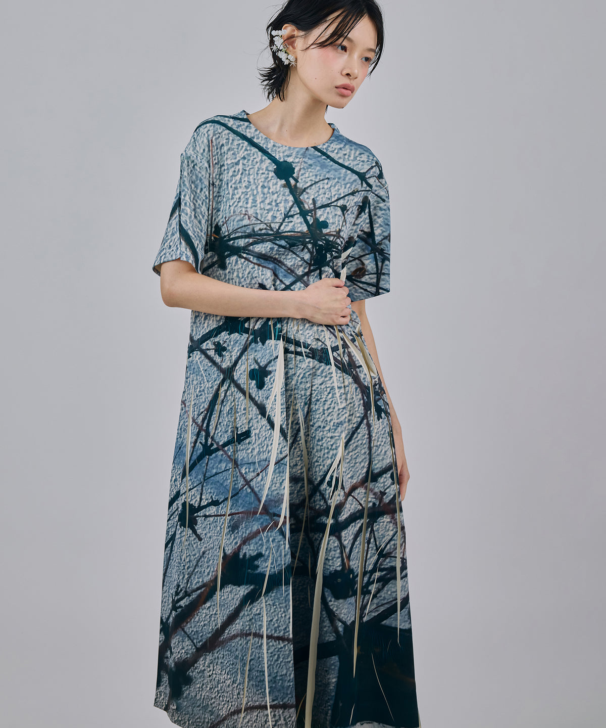 DIRECT PRINT RIB ONE-PIECE
