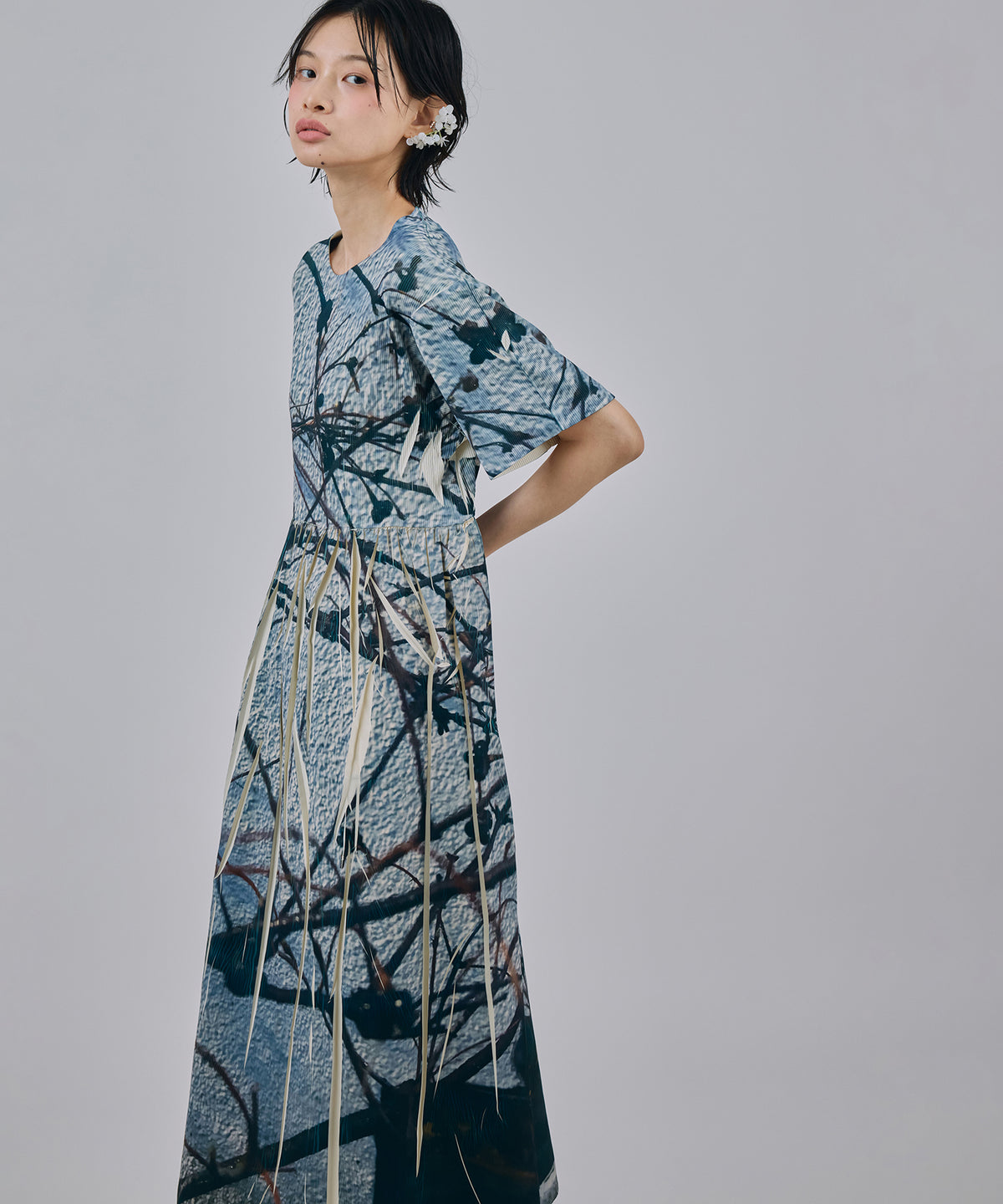 DIRECT PRINT RIB ONE-PIECE