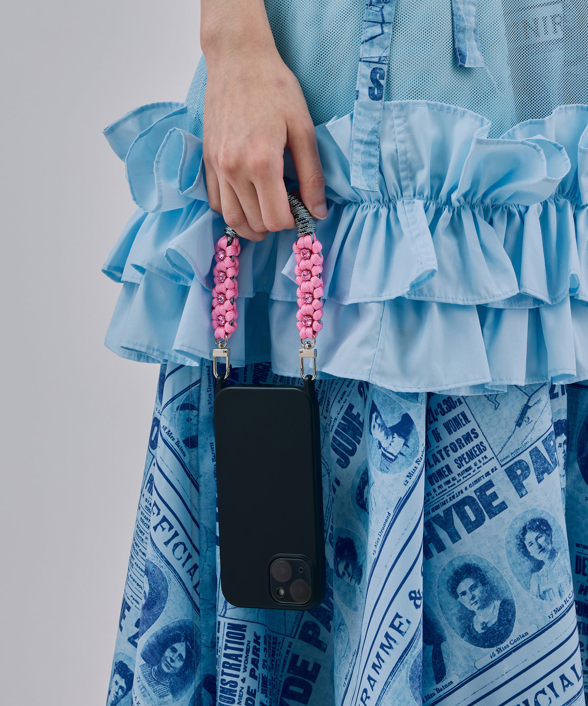 FLOWER BIJOU SMARTPHONE STRAP
