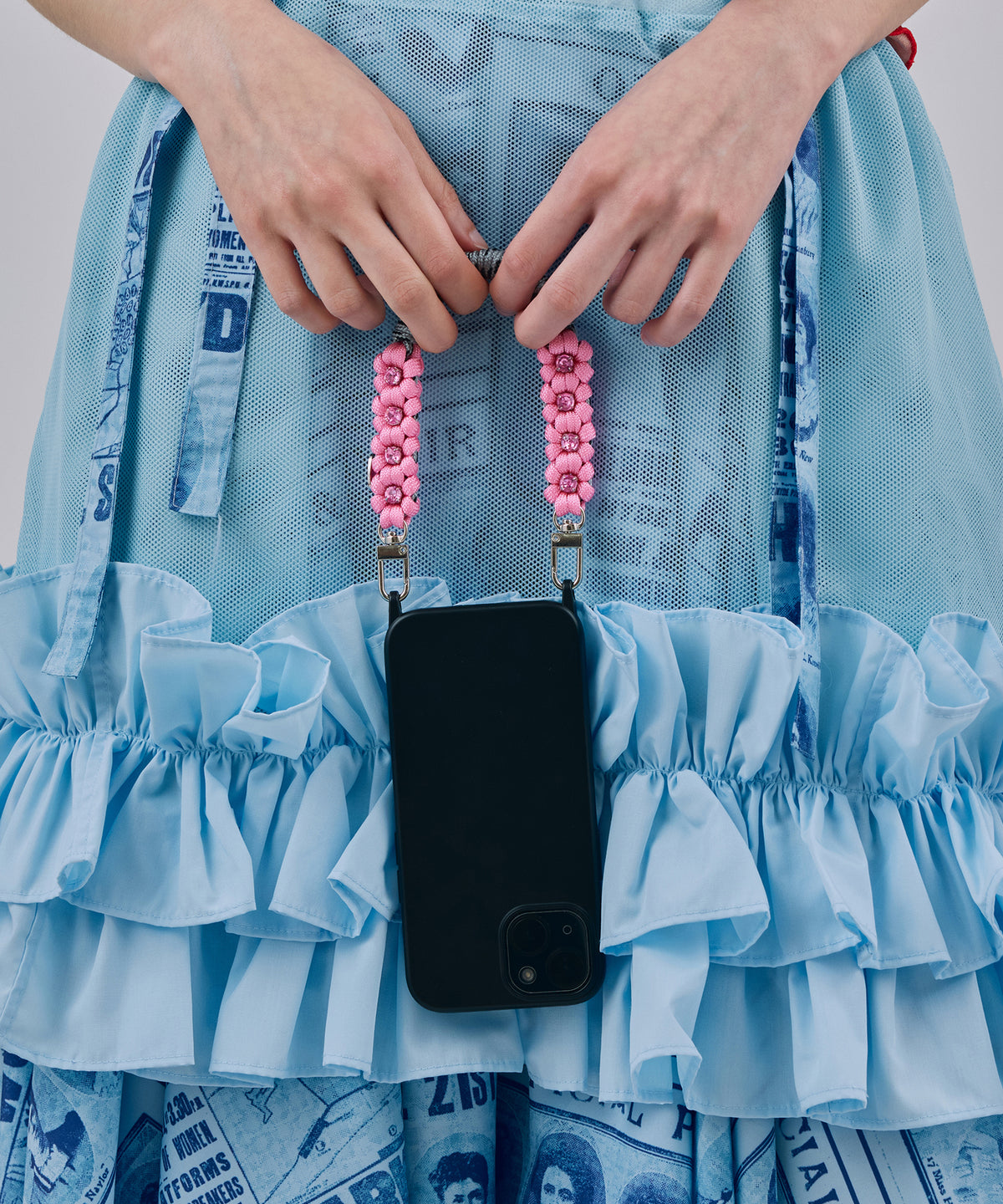 FLOWER BIJOU SMARTPHONE STRAP