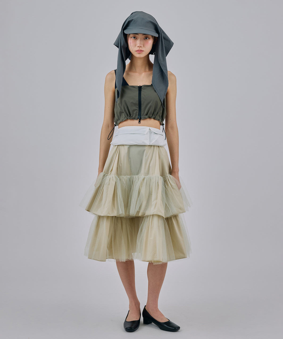 REVERSIBLE RIPSTOP BUSTIER