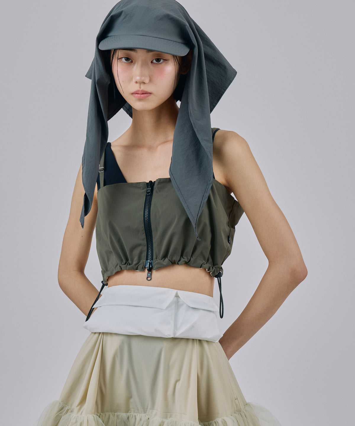 REVERSIBLE RIPSTOP BUSTIER