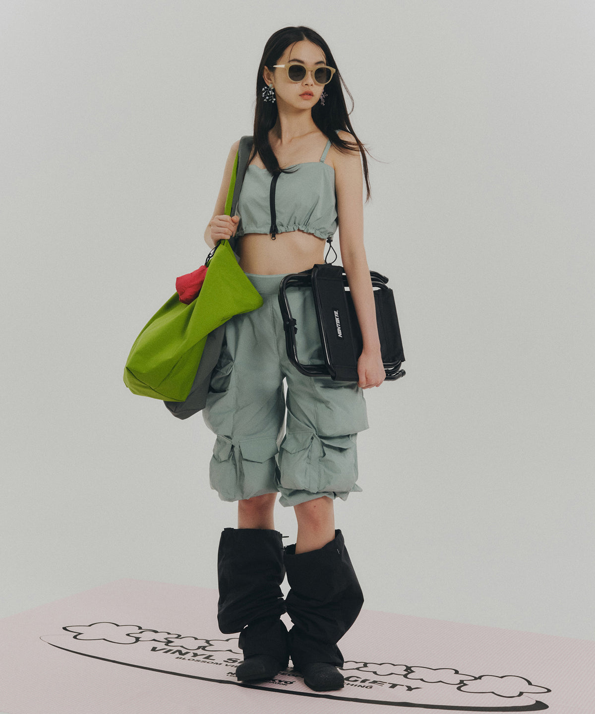 REVERSIBLE RIPSTOP BUSTIER