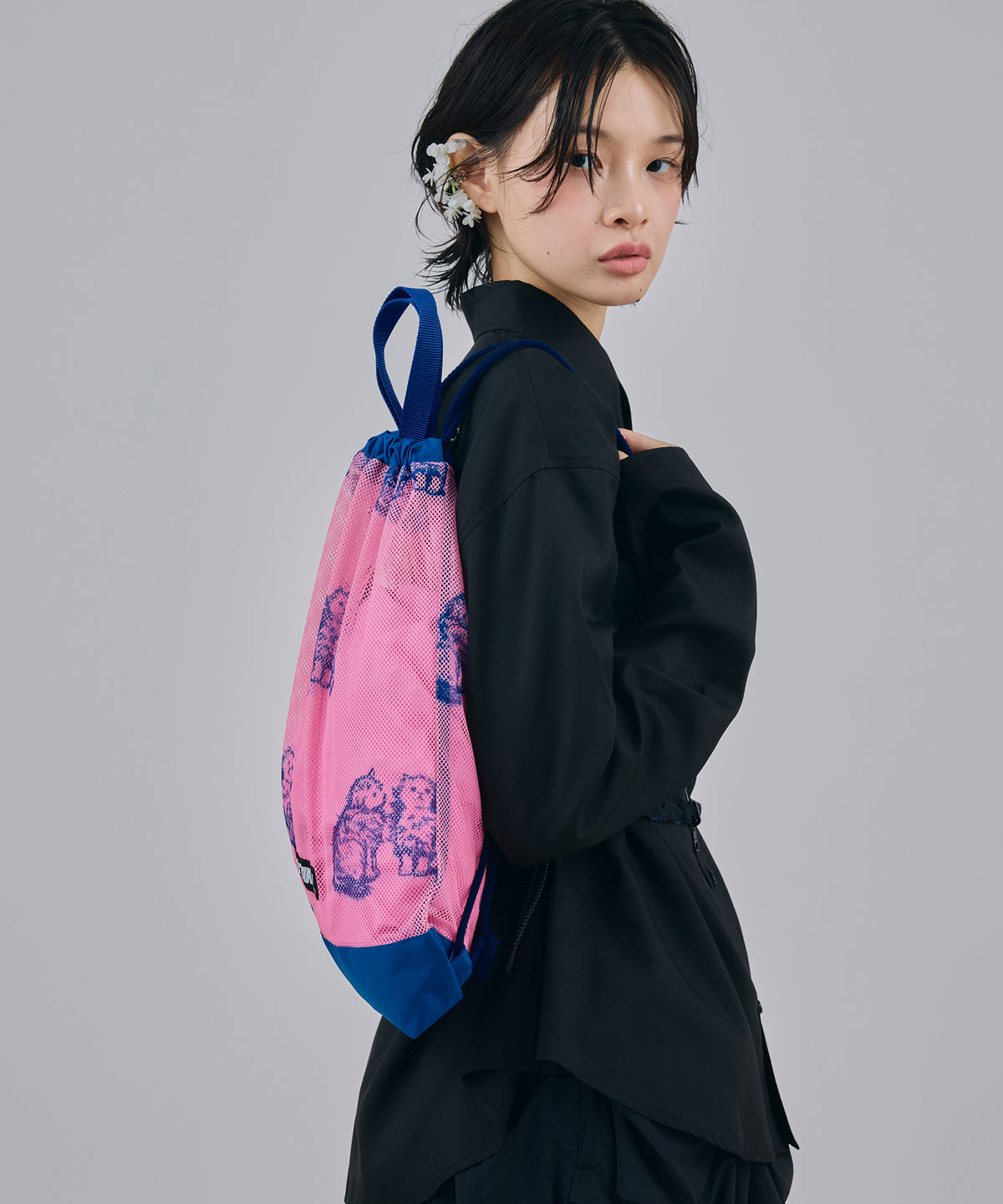 PRINT MESH KNAPSACK