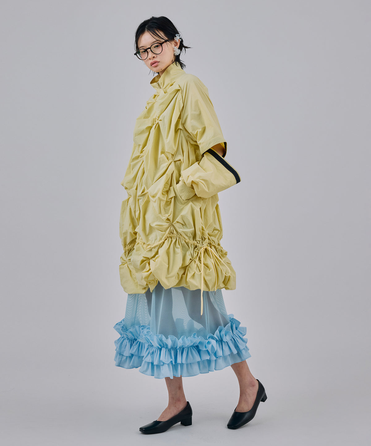 FRILL MESH SKIRT