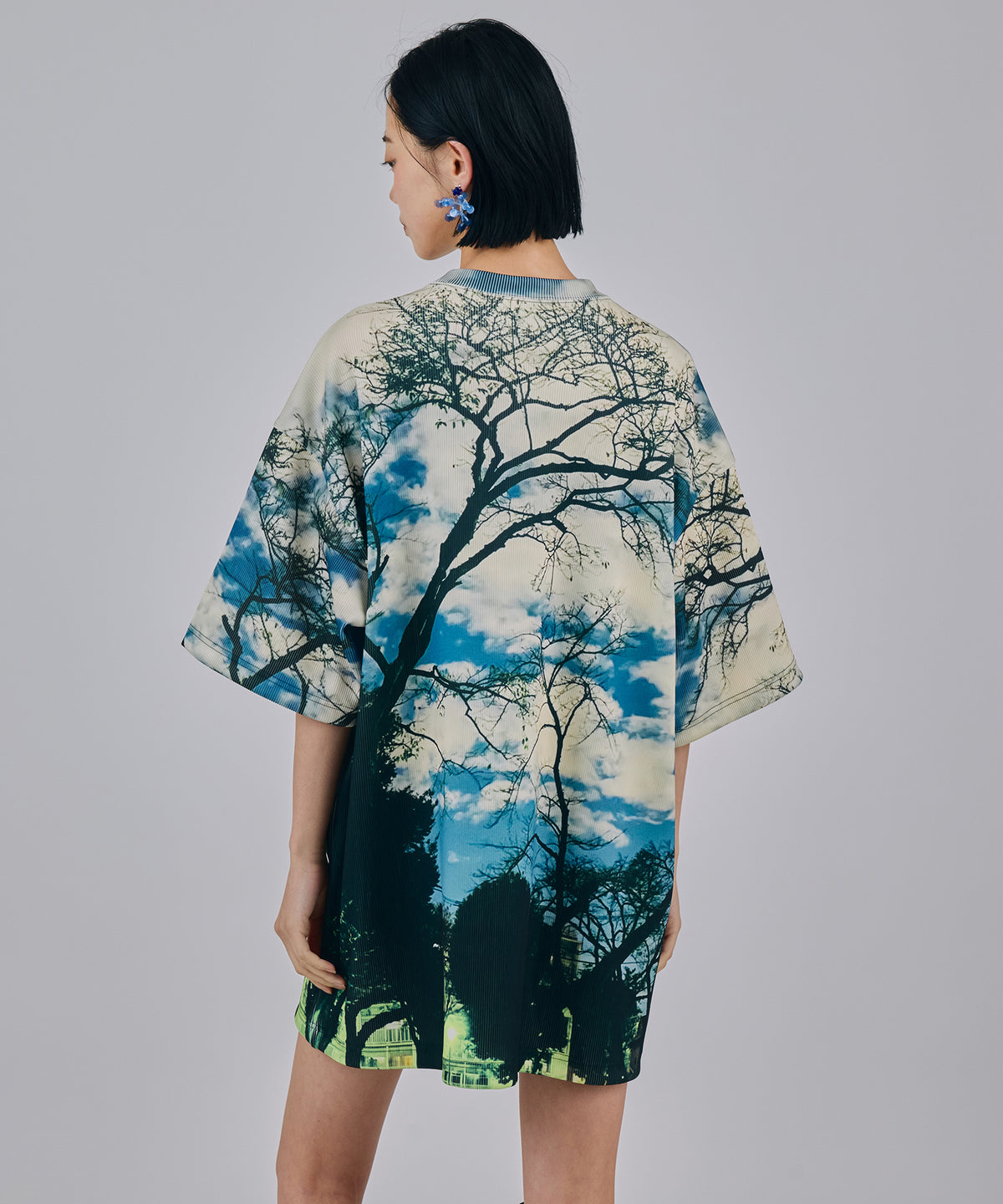 PRINT RIB BIG T-SHIRTS