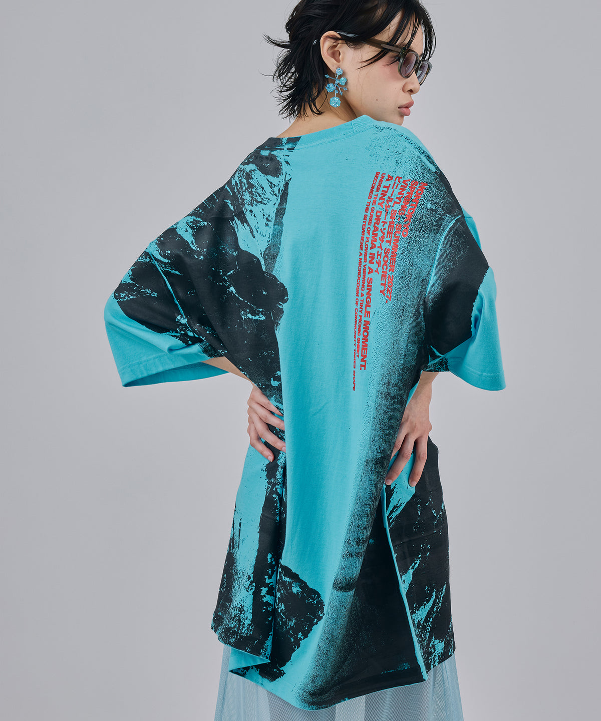 PRINT BIG T-SHIRT(MOUNTAIN)