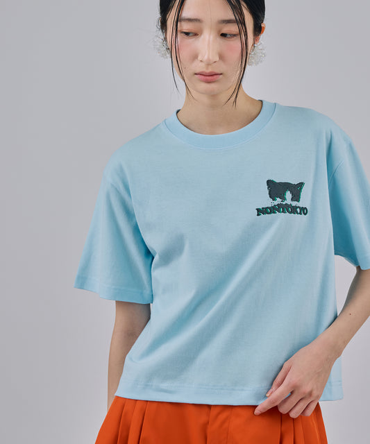 PRINT SHORT T-SHIRT(CAT)