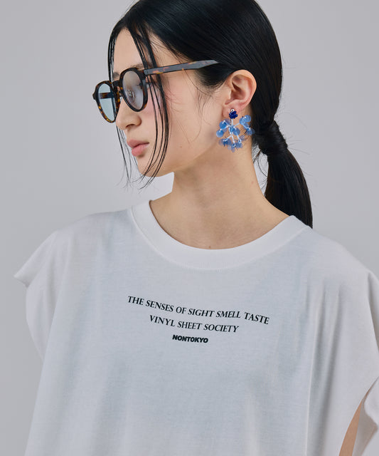 PRINT NO-SLEEVE T-SHIRT(STRAWBERRY)