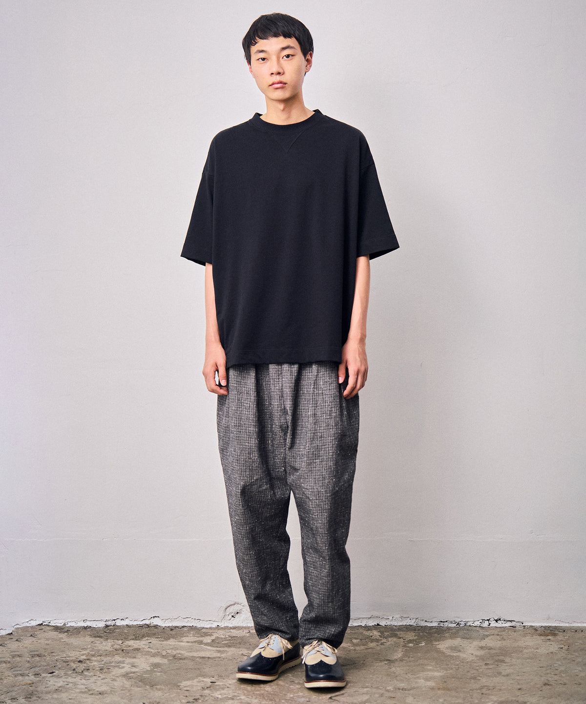 スリットスウェットTシャツ