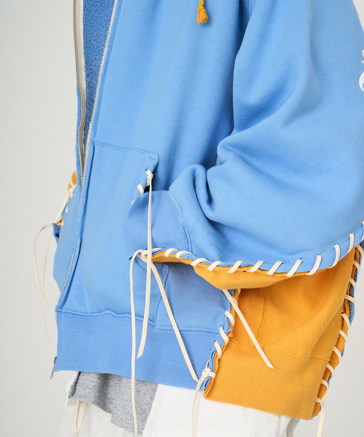 PLEASURES x DISCOVERED DOUBLE LAYERED HOODIE