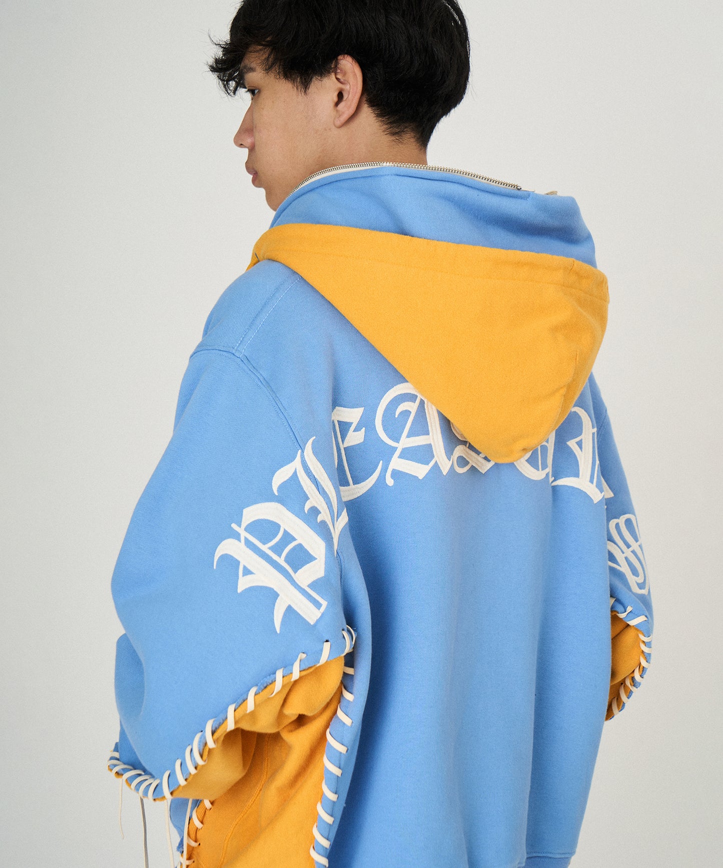 PLEASURES x DISCOVERED DOUBLE LAYERED HOODIE