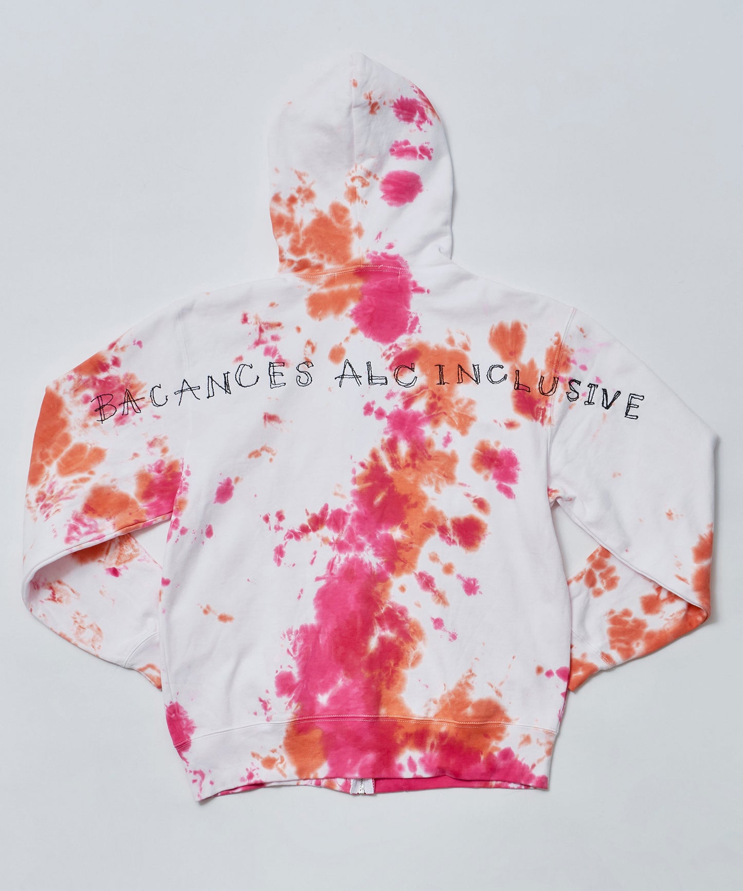 BLC ZIP TIE DYE HOODIE[ALEX LOGO]