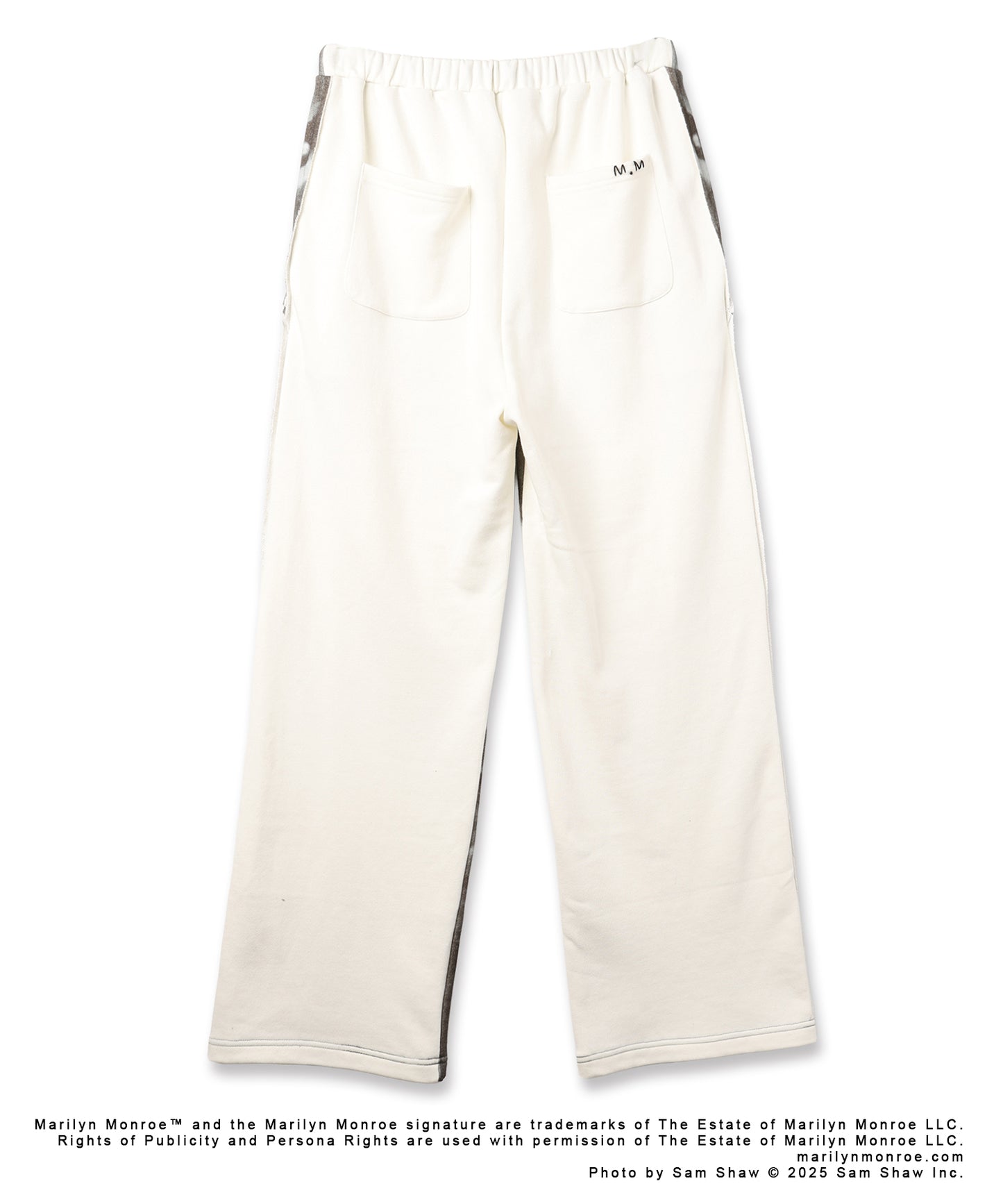 MARILYN MONROE INKJET PRINT SWEAT PANTS
