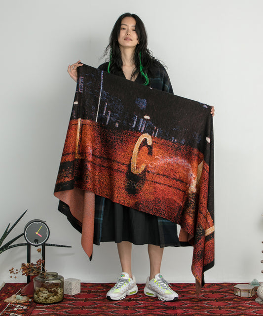 Double Exposure Knit Stole