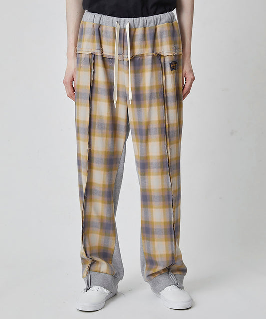 PENDLETON MIX WIDE SWEAT PANTS 】