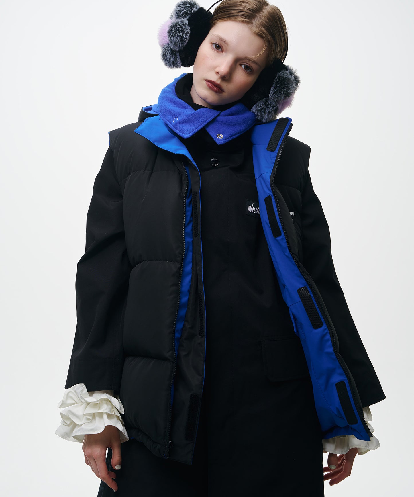 REVERSIBLE DOWN VEST(xUNIVERSAL OVERALL)