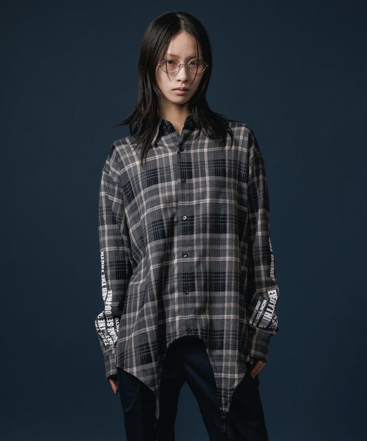 2WAY FLANNEL CHECK SHIRT【納期10月下旬】