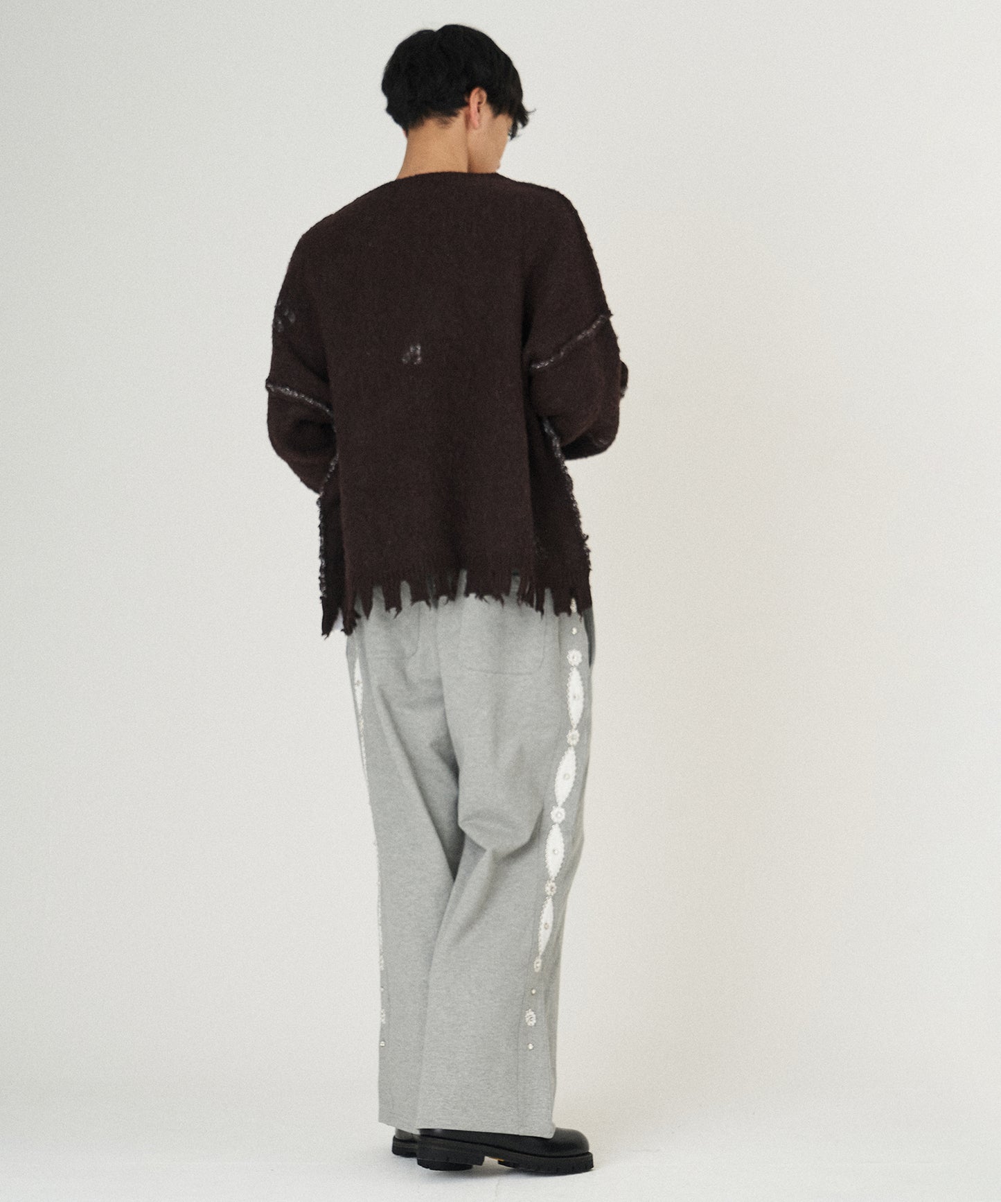 MOHAIR HEART&BONE KNIT