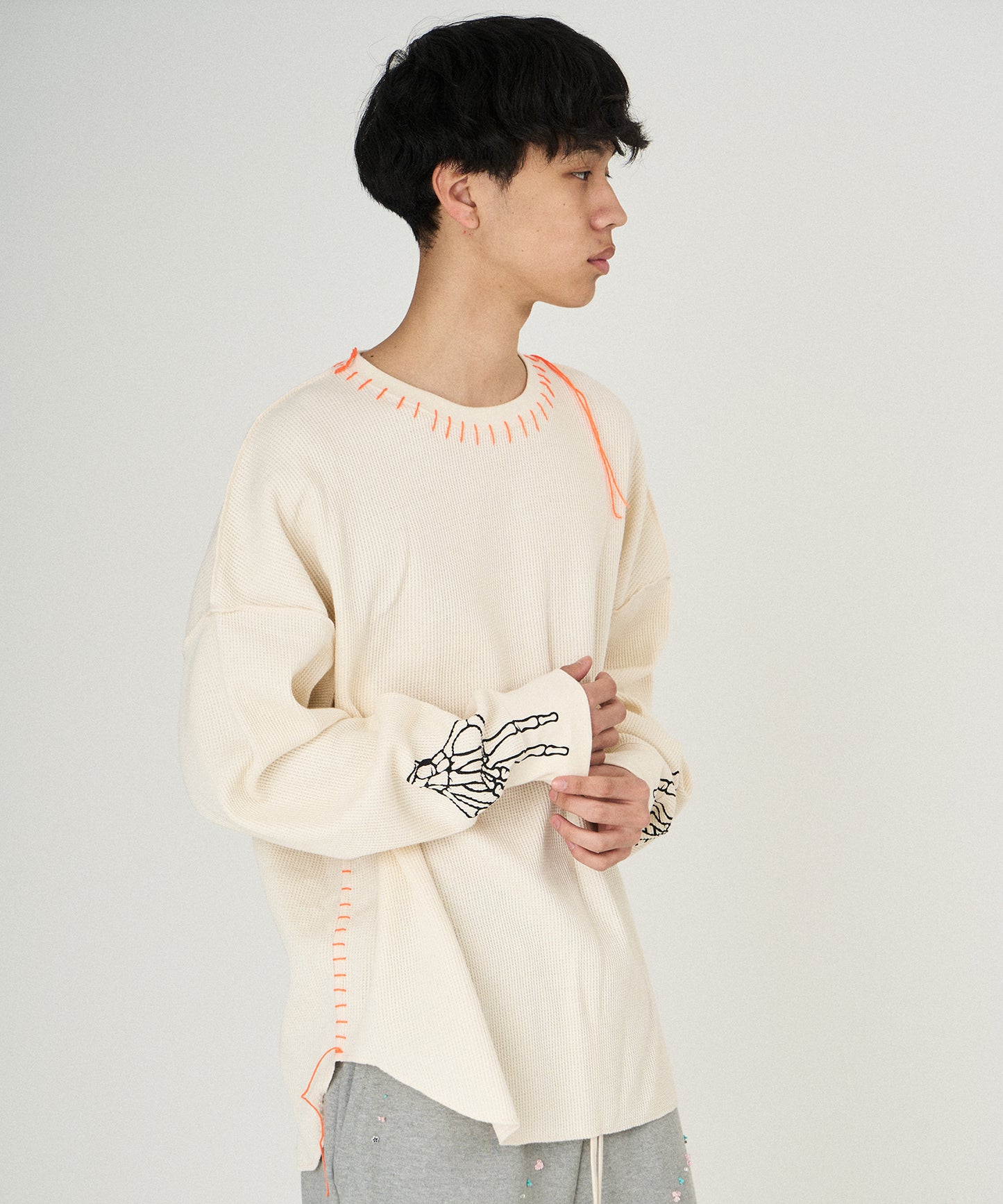 WAFFLE BONE PRINT CUTSEWN