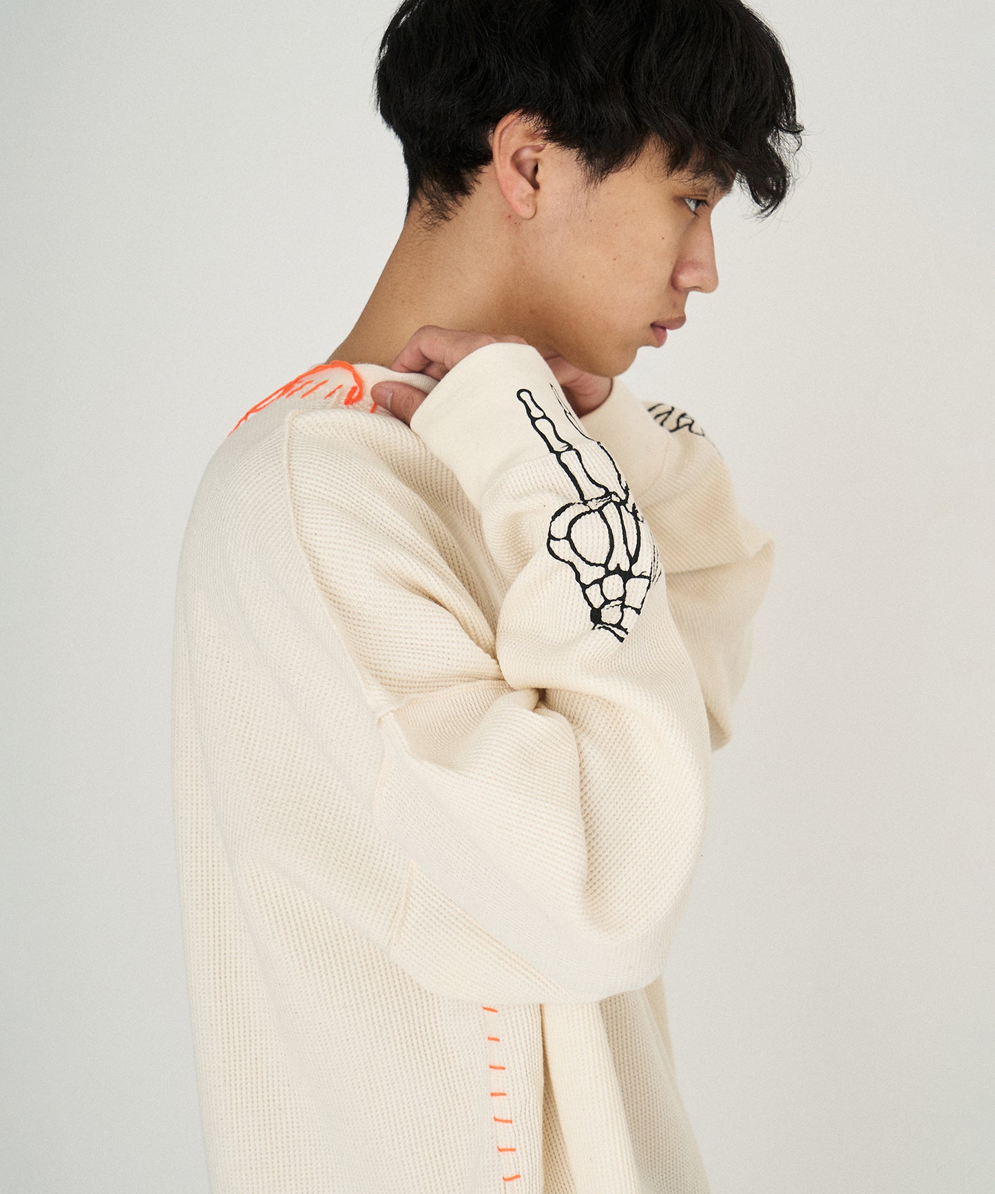 WAFFLE BONE PRINT CUTSEWN