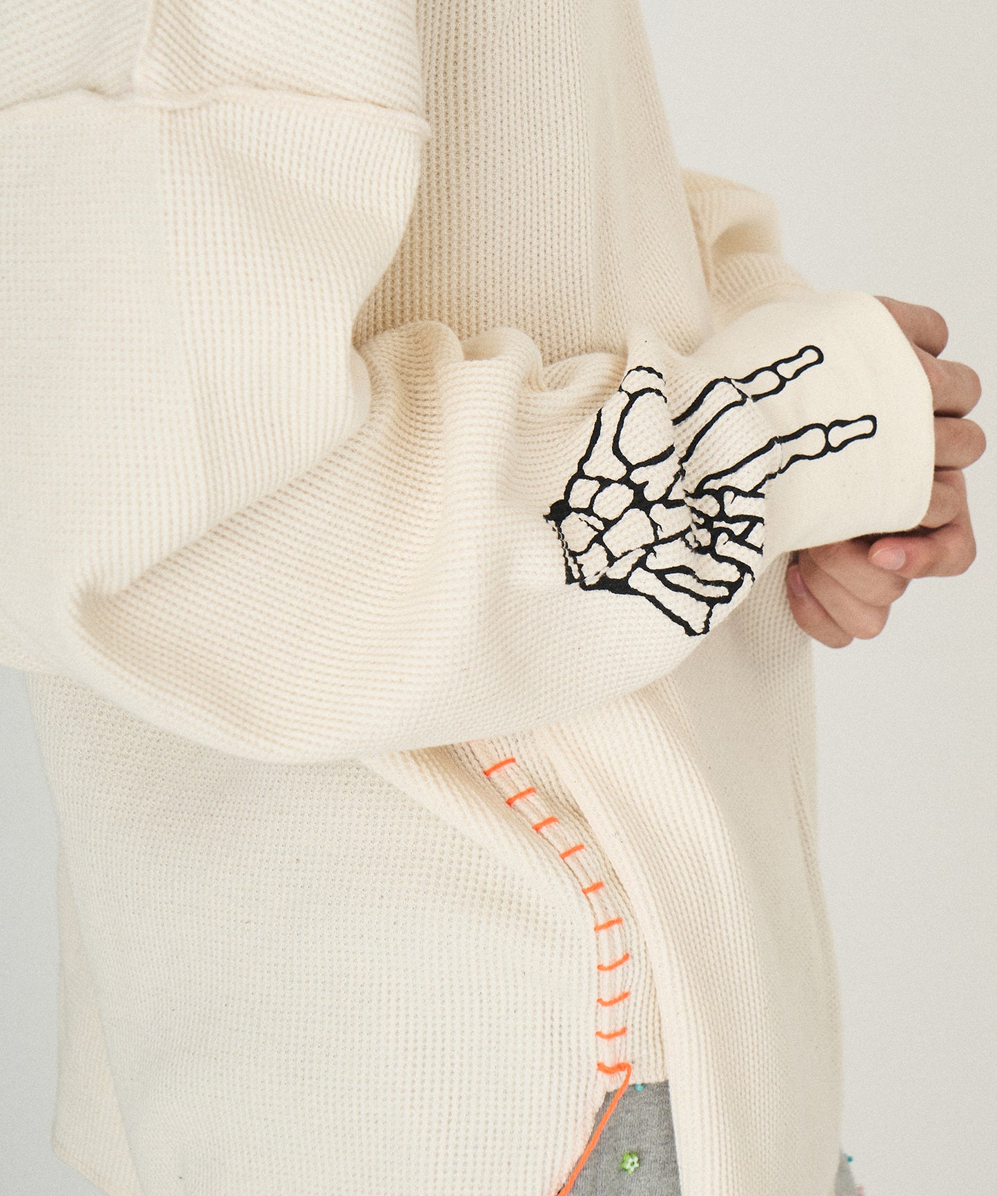 WAFFLE BONE PRINT CUTSEWN