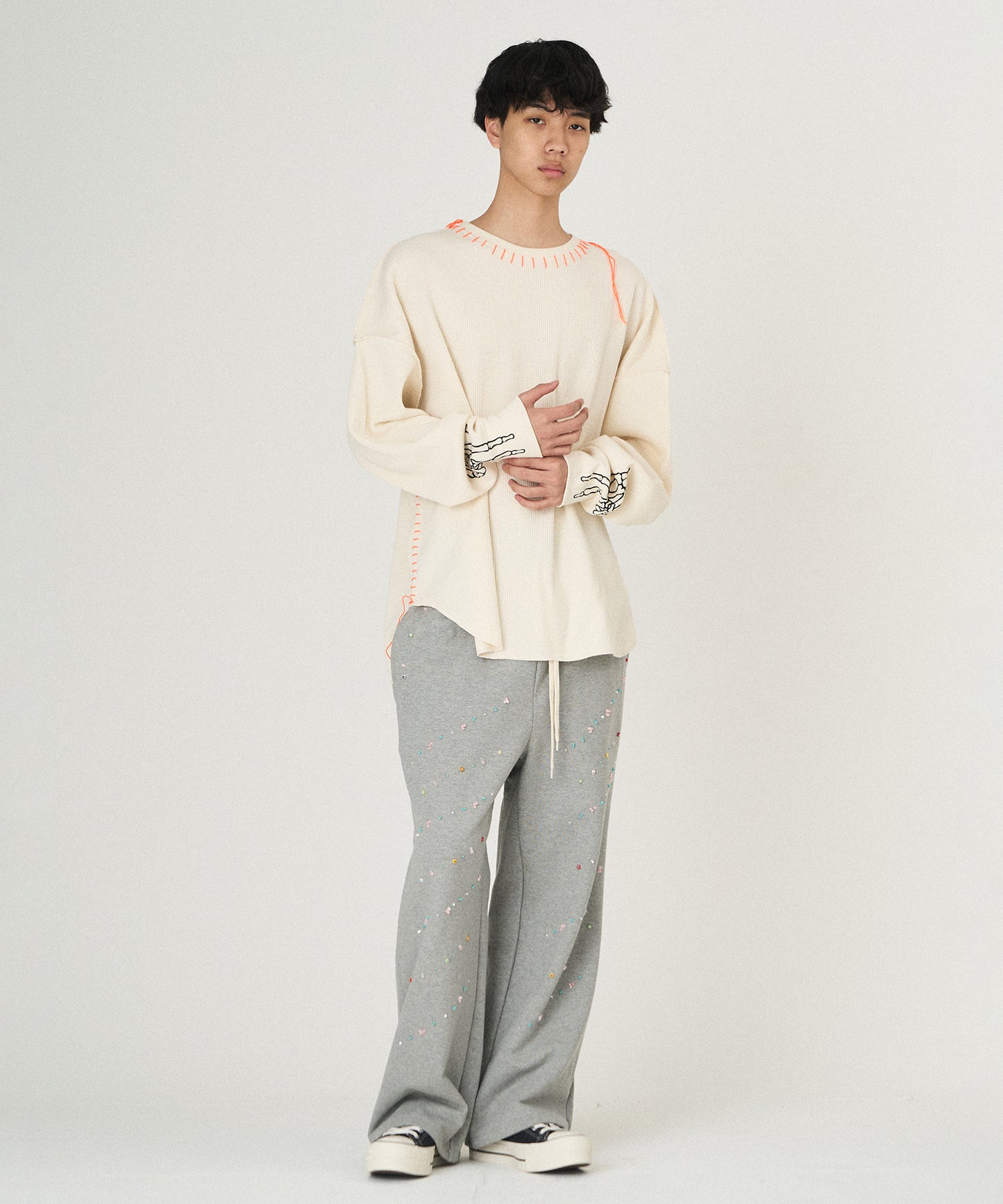 WAFFLE BONE PRINT CUTSEWN