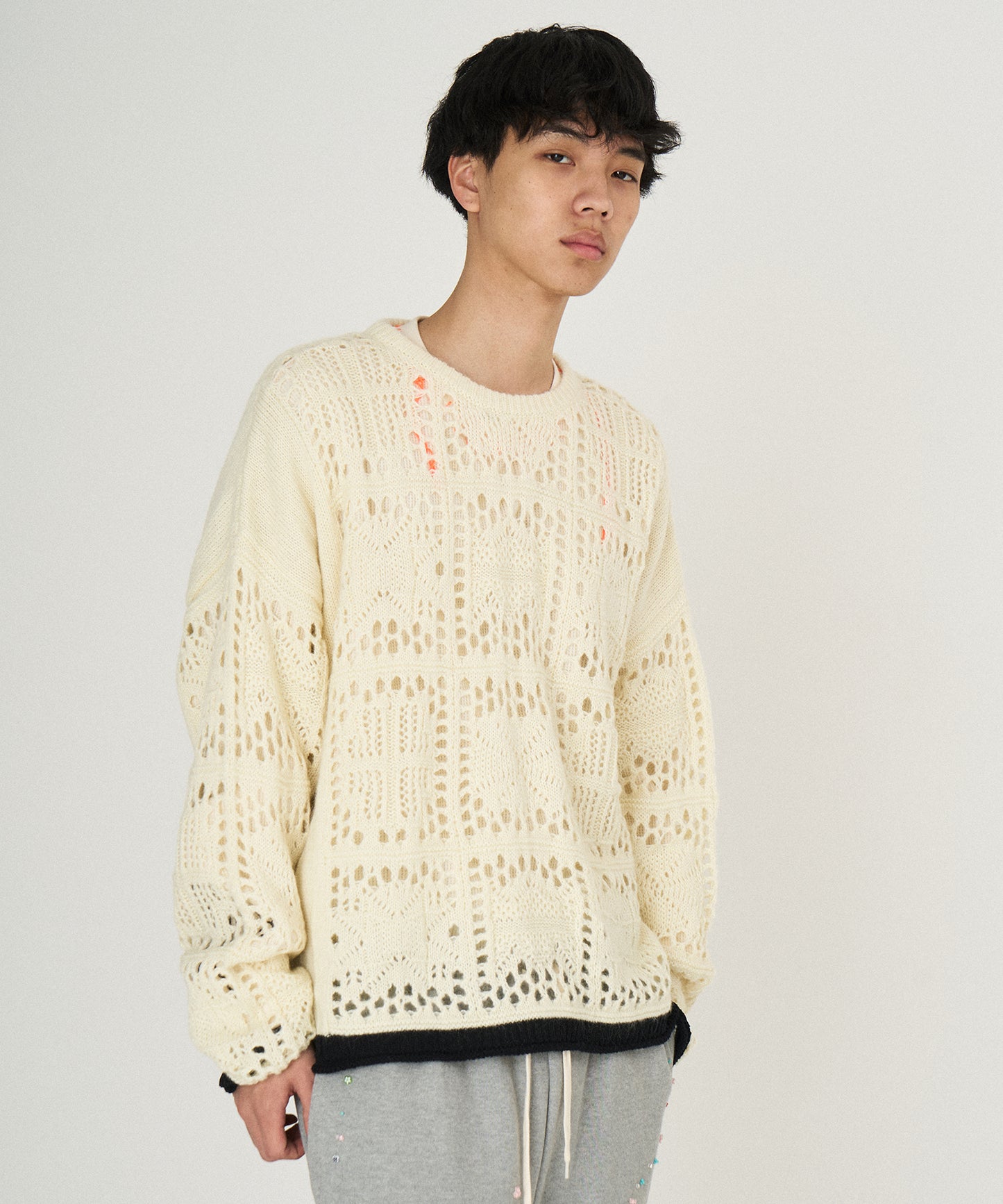 MOHAIR LACE KNIT
