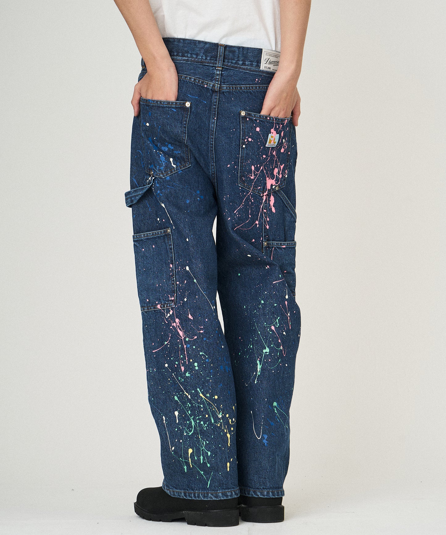DENIM PAINT PANTS