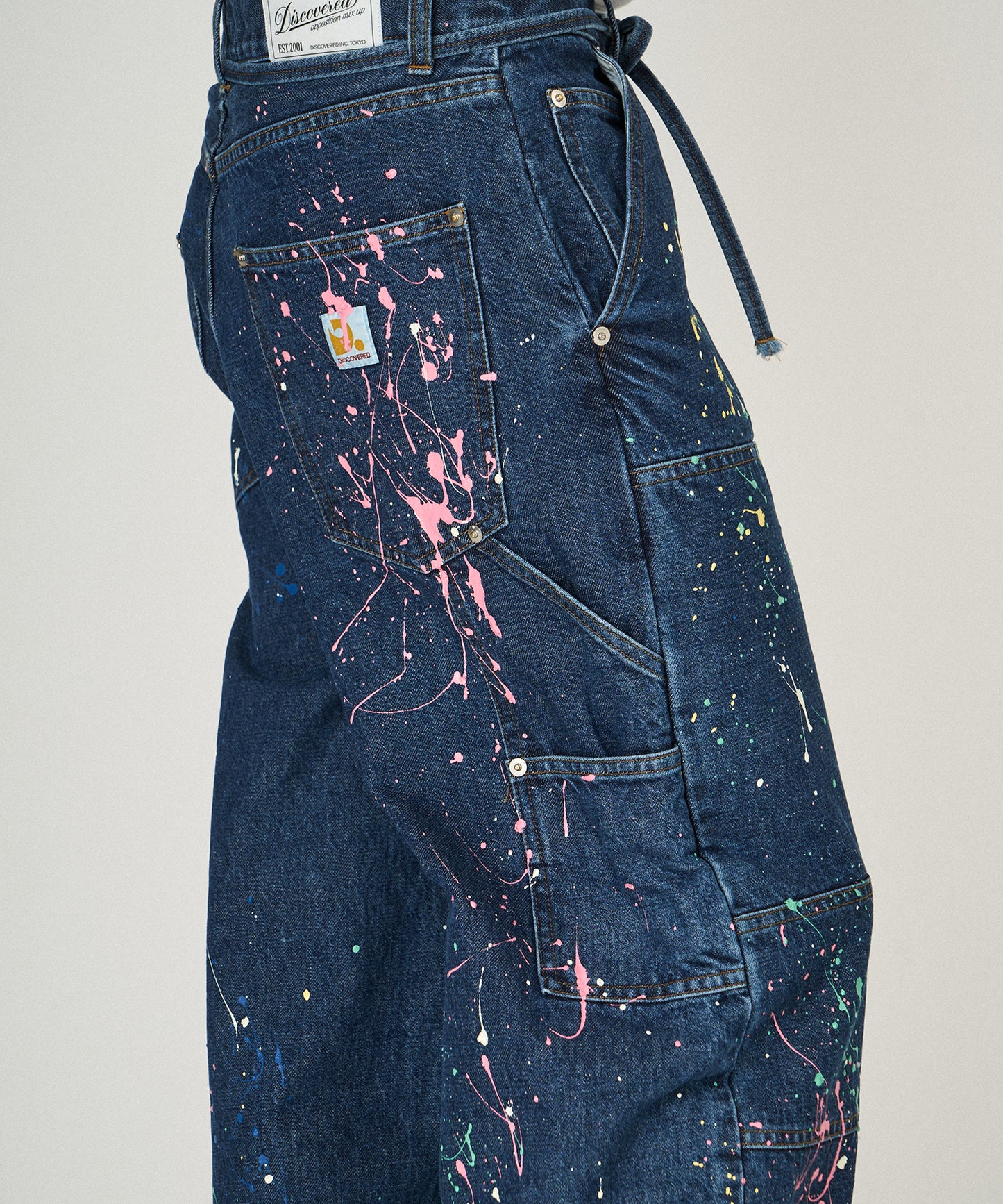 DENIM PAINT PANTS