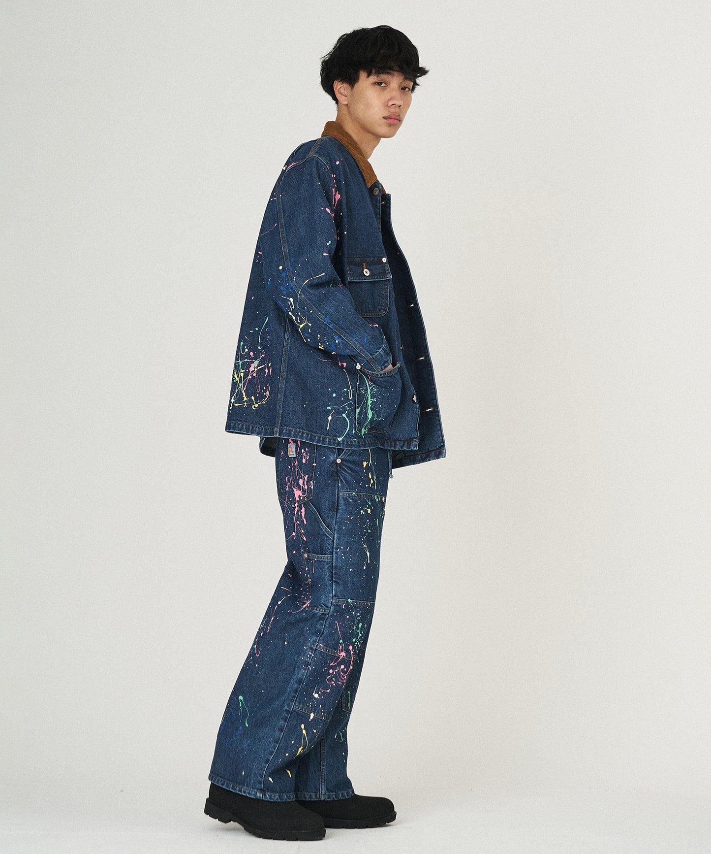 DENIM PAINT BLOUSON