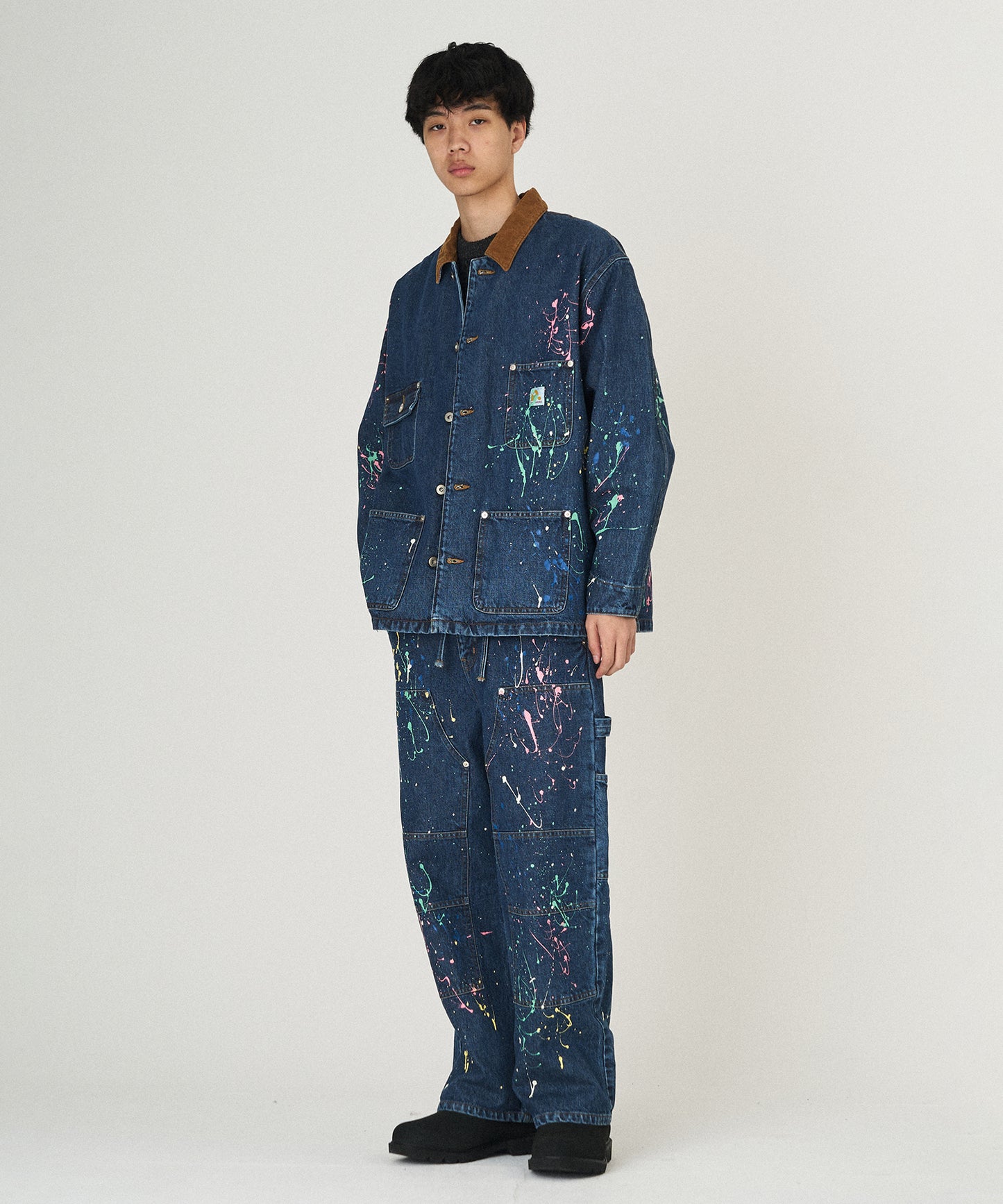 DENIM PAINT BLOUSON
