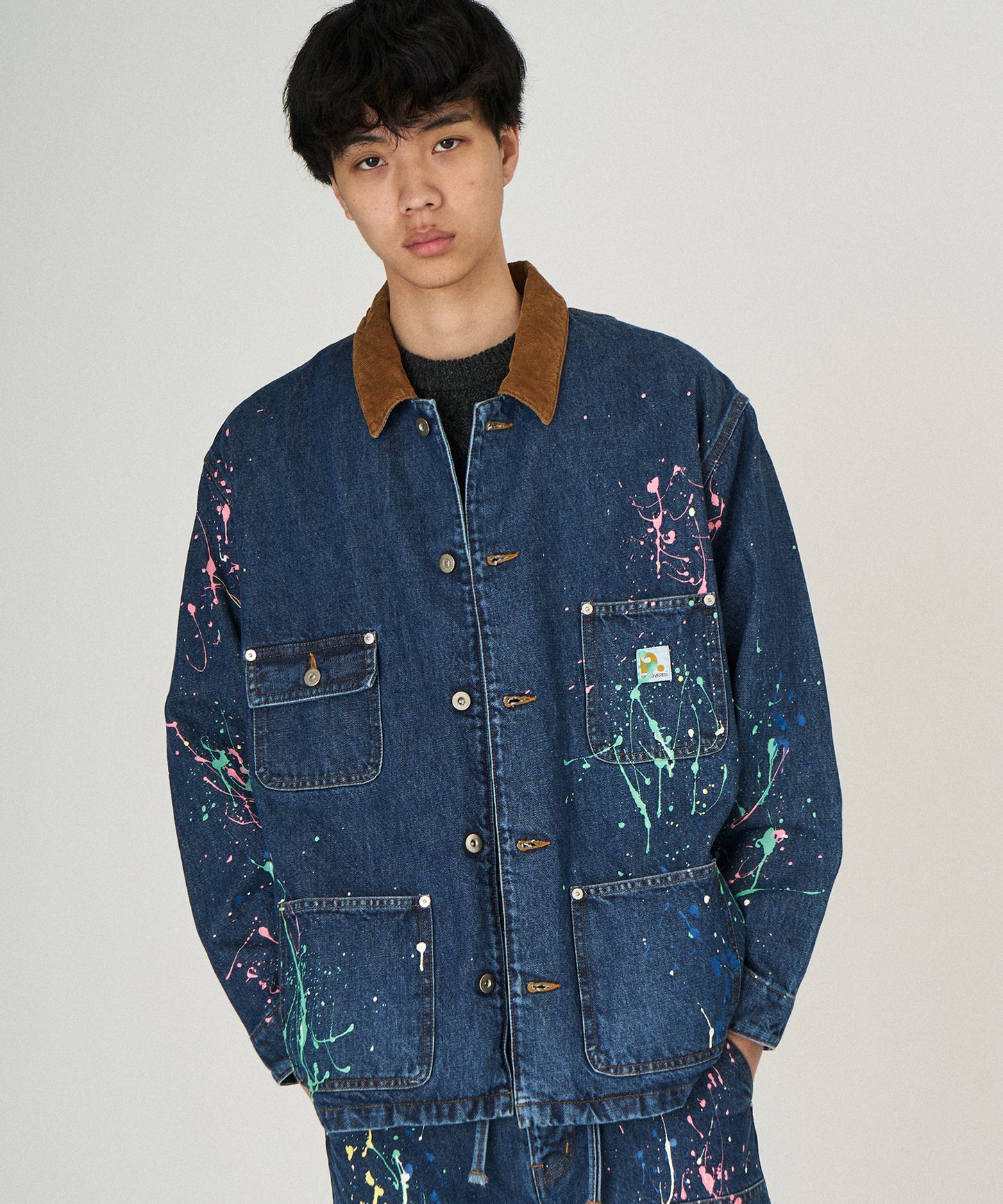 DENIM PAINT BLOUSON
