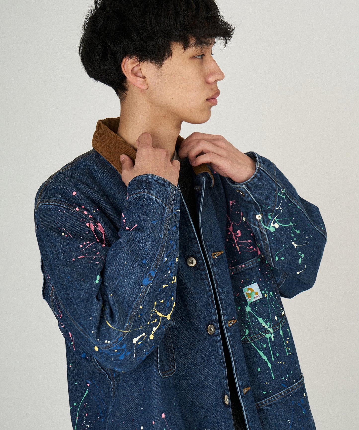 DENIM PAINT BLOUSON