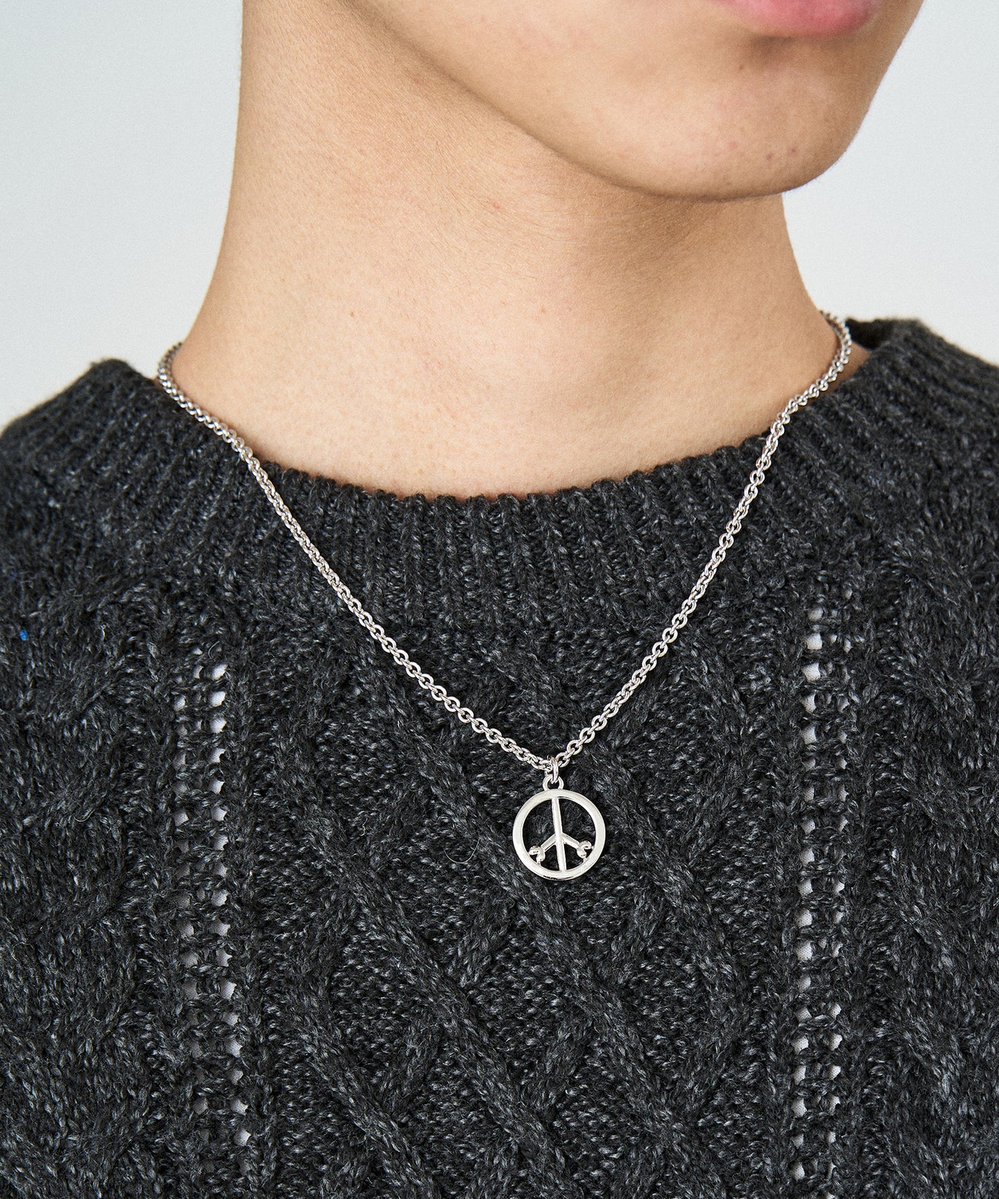 BONE PEACE NECKLACE