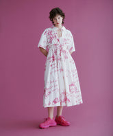 ホワイト×ピンク