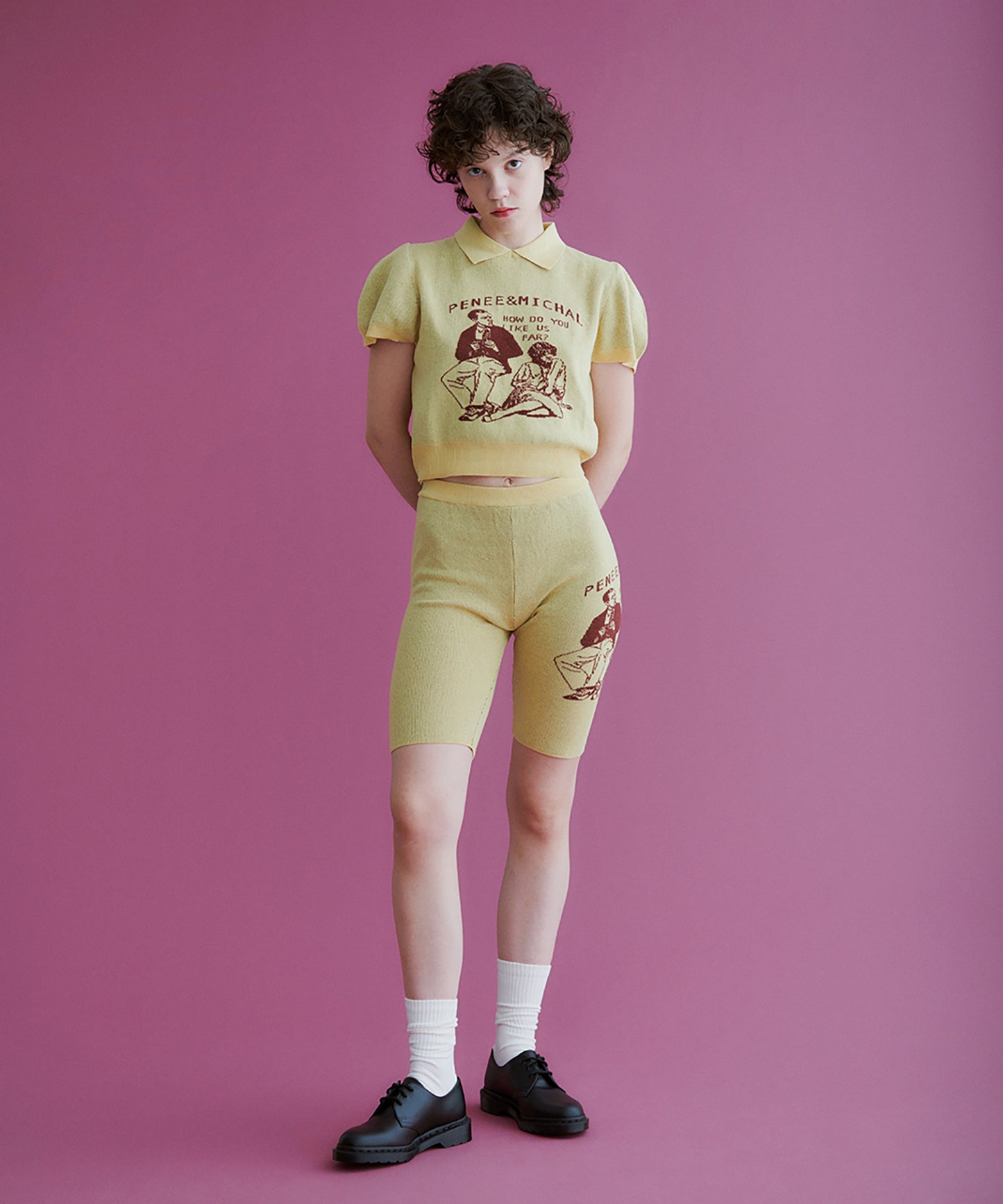 41℃ knit half pants