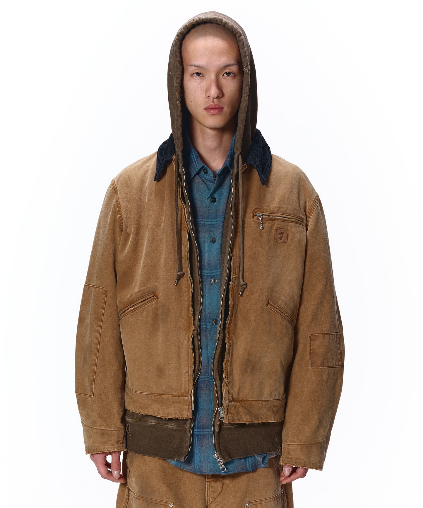 DUCK DAMAGE ZIP JACKET