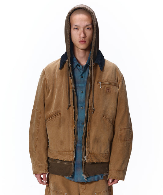 DUCK DAMAGE ZIP JACKET