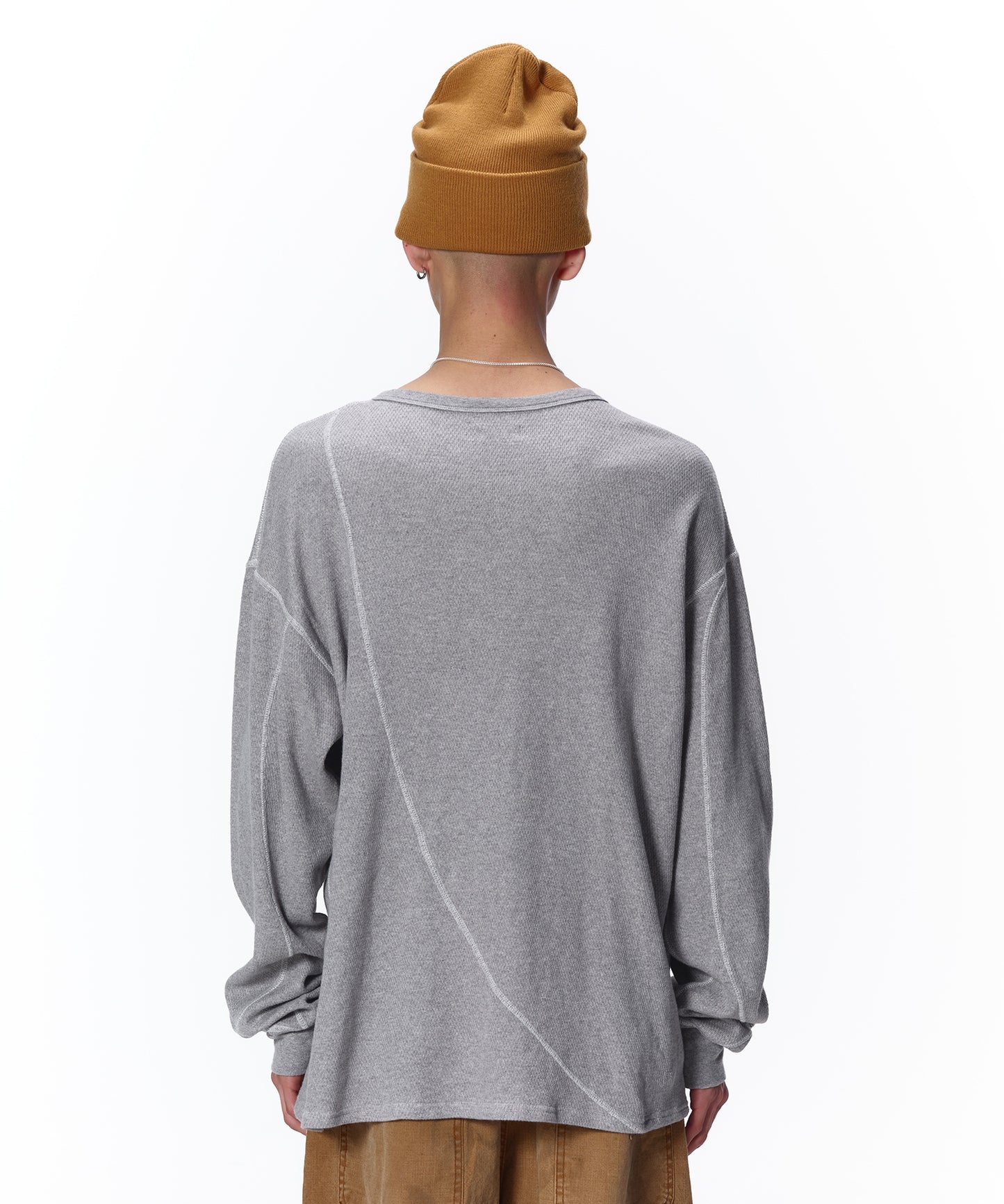 WAFFLE STITCH L/S