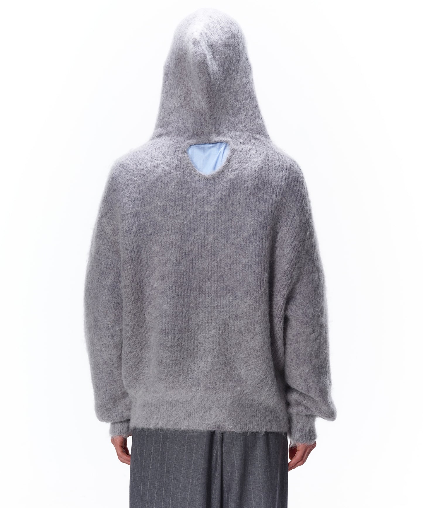 MOHAIR ZIP HOODIE