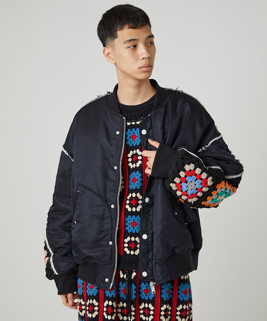 CROCHET SLEEVE MA-1 -AW-